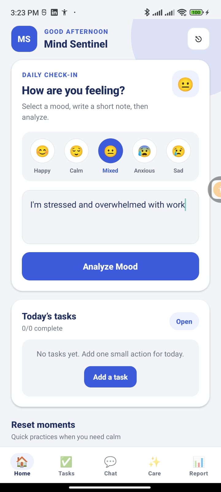 Mind Sentinal AI screen 6